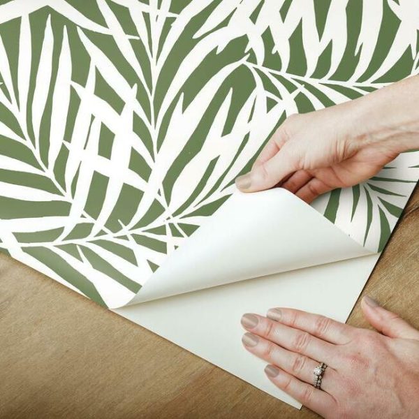 Oahu Fronds Premium Peel + Stick Wallpaper Cheap - Image 4