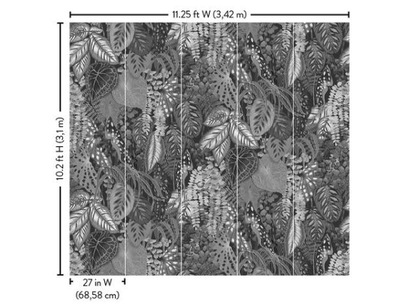 Greenery Wall Mural For Sale - Image 4