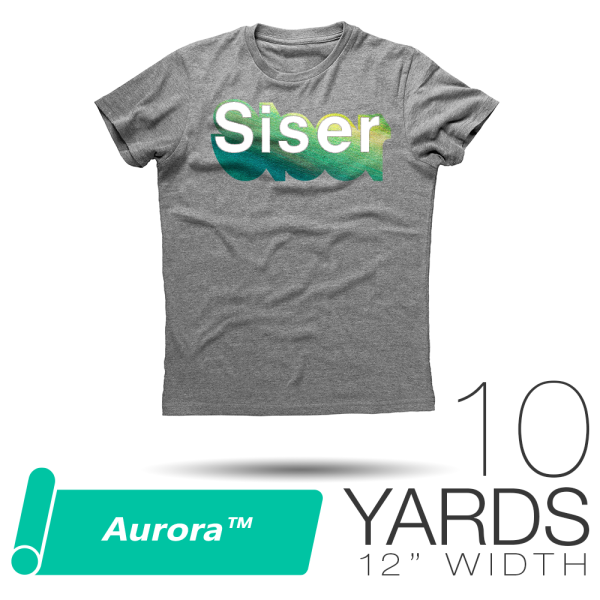 Siser AURORA Heat Transfer Vinyl - 12  x 10 Yards Fashion