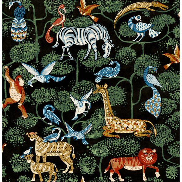 Rigby Multicolor Jungle Animals Wallpaper For Cheap