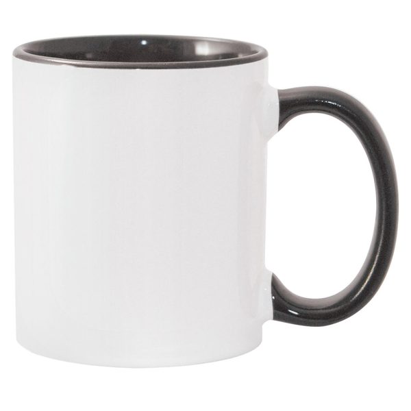 HPN ORCA Premium 11 oz. Inner + Handle Sublimation Ceramic Mug - 36 per Case Online now
