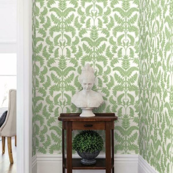 Royal Fern Damask Wallpaper Supply - Image 3