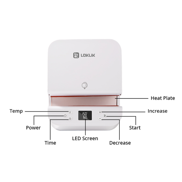LOKLiK by HTVRont ImPress Bundle with Auto Tumbler and Hat Heat Press Online now - Image 2