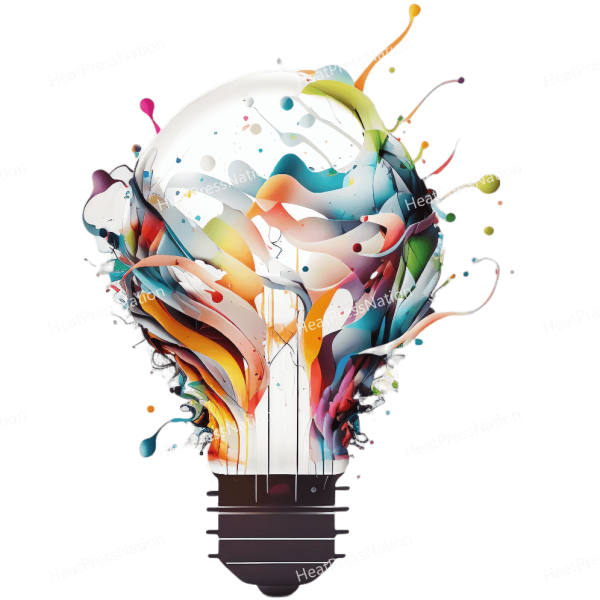 Wavy Color Lightbulb Design Online now - Image 2