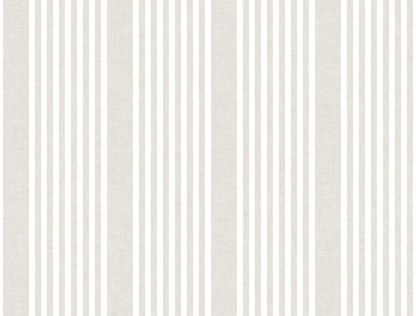 French Linen Stripe Wallpaper Online
