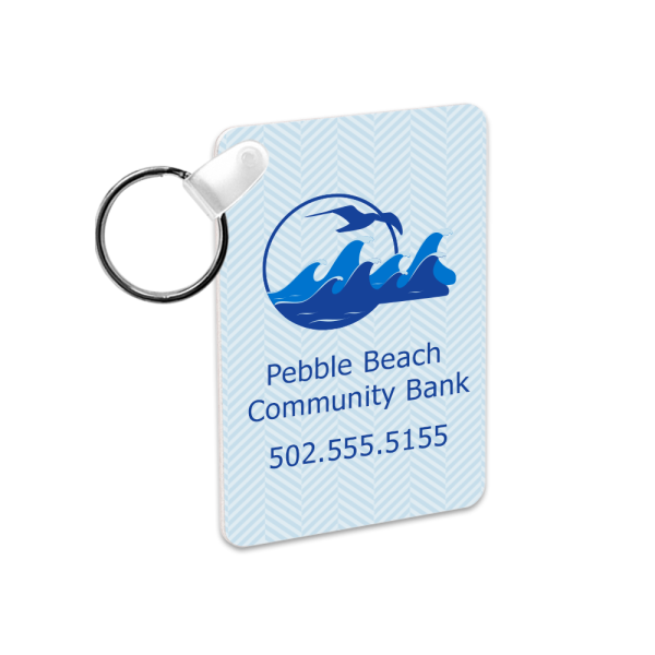 Unisub 1.6  x 2.25  Rectangle Sublimation Aluminum Keychain Online - Image 2