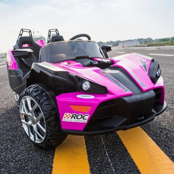 2 seats kids racer car-Pink #SB1690 Discount