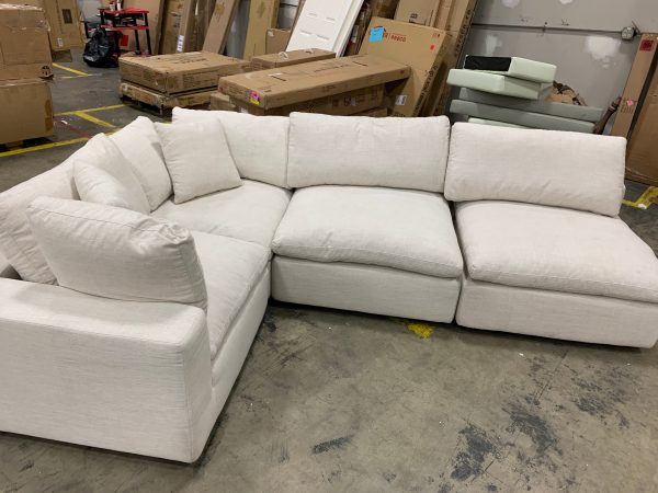 Modway Commix Down Filled Overstuffed Sectional Sofa Set Online now