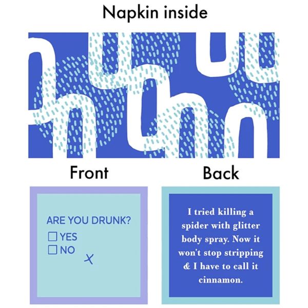 Drinks On Me : Are You Drunk? Napkins Fashion - Image 2